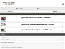 Tablet Screenshot of chipsandgames.com
